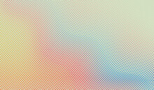 Halftone Gradient Background. Vibrant Trendy Texture, With Blending Colors. Cover Design Template. 3d Network Design With Particles. Can Be Used For Advertising, Marketing, Presentation.