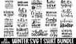 © MD - Winter svg t shirt design bundle