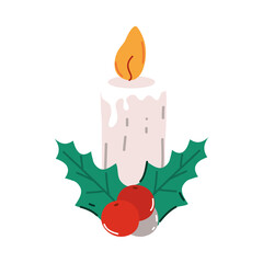 Poster - christmas candle decoration