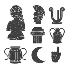 Sticker - icons greek sculpture