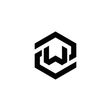 Z W Zw Wz Initial Logo Design Vector Template