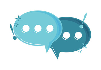 Sticker - speech bubbles exclamation