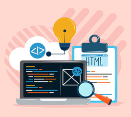web page of software development
