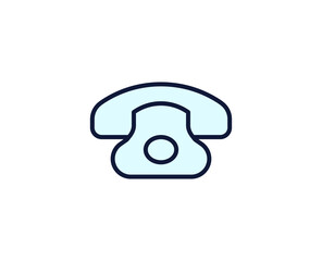 Fax line icon. Vector symbol in trendy flat style on white background. Office sing for design.