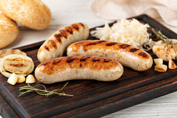 Wall Mural - Grilled sausages