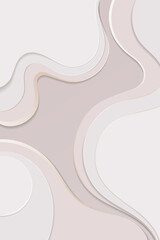 Sticker - Abstract light pink curve background vector