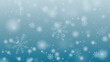 © Irina - Abstract winter background with snowflakes and snow.