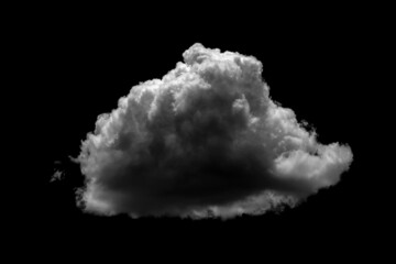 Collections of separate white clouds on a black background have real clouds. White cloud isolated on a black background realistic cloud. white fluffy cumulus cloud isolated cutout on black background.