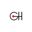 © Point Design - Letter g h logo template Free Vector