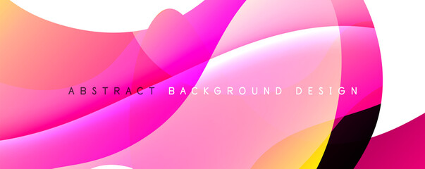 Trendy simple fluid color gradient abstract background with dynamic wave line effect. Vector Illustration For Wallpaper, Banner, Background, Card, Book Illustration, landing page