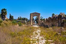 Triumphal Arch Of Tyre  At Hippodrome