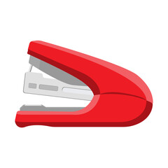 Wall Mural - stationery red stapler