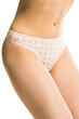 © Ivan Traimak - girl in panties, half-length shot on white background