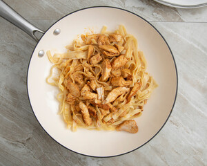 Sticker - Cajun Chicken with Fettuccine Alfredo