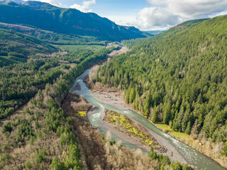 Wall Mural - Greenwater Aerial