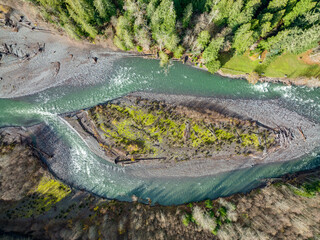 Wall Mural - Greenwater Aerial