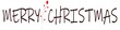 Christmas banner. Christmas logo.  Minimal style on white background. Vector illustration. Xmas sale.