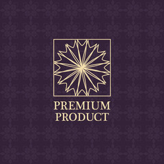 Wall Mural - luxury premium product label