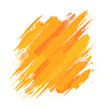 brush stroke patch Yellow and orange vector 