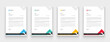 Professional and modern company business letterhead template