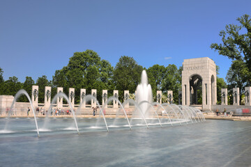 World War II Memorial in Washington D.C. United States of America
