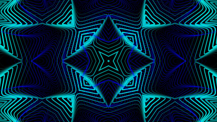 Wall Mural - crazy psychedelic animations for background