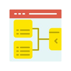  List flat Vector Icon Design