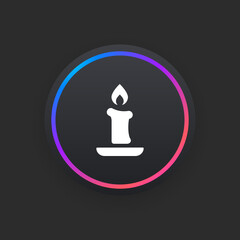 Sticker - Candle -  UI Icon