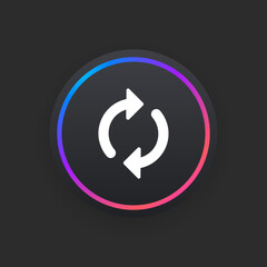 Canvas Print - Reload -  UI Icon