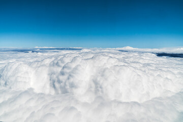 Wall Mural - cloudscape. view from the plane.
