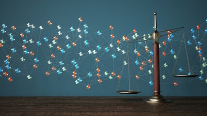 Wall Mural - Scale Paragraphs Network