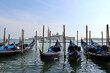 Blick auf die Lagune und San Giorgio Maggiore in Venedig
