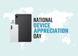 © Jayadiudara - vector graphic of national device appreciation day good for national device appreciation day celebration. flat design. flyer design.flat illustration.