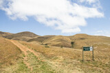 Fototapeta Sawanna - Oribi Loop im Golden Gate Highlands Nationalpark, Drakensberge, Südafrika