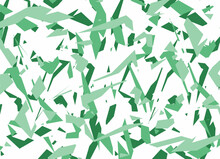 Abstract Background With Green Broken Glass Pattern