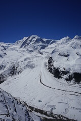 Wall Mural - Glacier surrounding the matterhorn