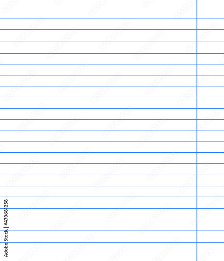 Silvine Lot De 500 Feuilles Papier A4 Ligné Avec Marge - 75g/m² - 4 Trous Perforés
