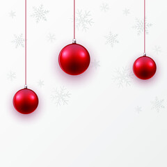 Canvas Print - christmas background. happy new year banner. vector illustration. abstract holiday background.