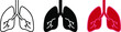 Lung transplant icon