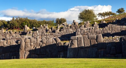 Wall Mural - Sacsayhuaman, Inca ruins in Cusco or Cuzco town, Peru