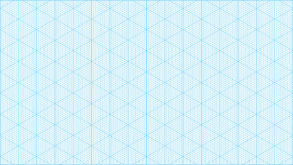 Inch graph paper grid. Blue pattern for drawings, engineering, projects, architects. Background for education, training, universities, colleges and schools.