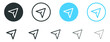 send message icon, share symbol 