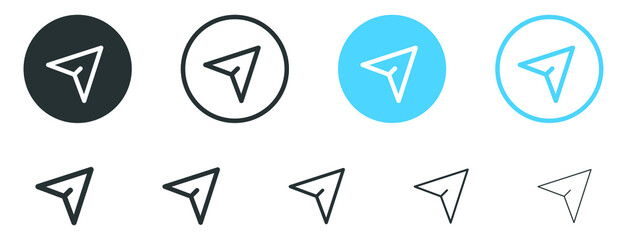 Poster - send message icon, share symbol 