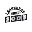 Legendary Since 2005, Born in 2005 birthday design