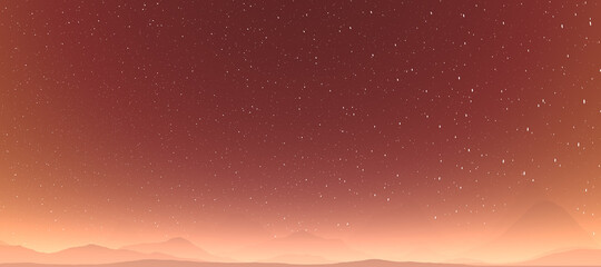 Wall Mural - star trail, night sky, long exposure effect