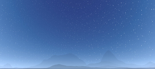 Wall Mural - star trail, night sky, long exposure effect