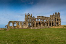 Whitby Abbey Church Ruins, Yorkshire ENGLAND Ancient Ruined Church 