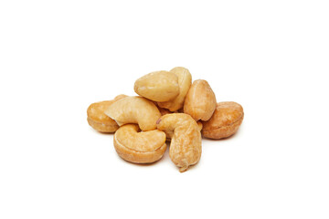 Poster - Cashew nuts isolated on a white background