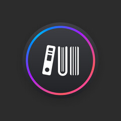 Wall Mural - Book Library -  UI Icon