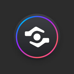 Canvas Print - Protected -  UI Icon